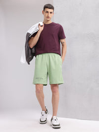 HRX by Hrithik Roshan Men Brand Logo Printed Mid-Rise Lifestyle Shorts