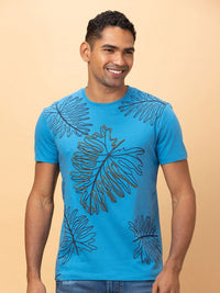 Being Human Men Printed Extended Sleeves Pockets T-shirt