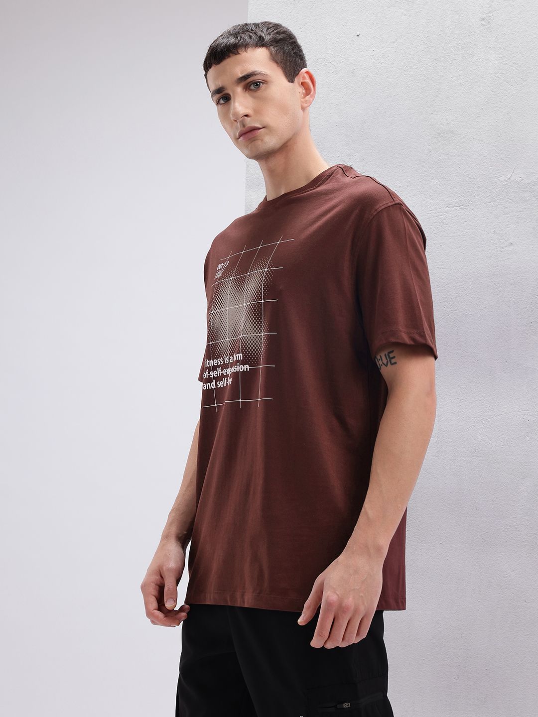 HRX by Hrithik Roshan Printed Training Relaxed T-shirt