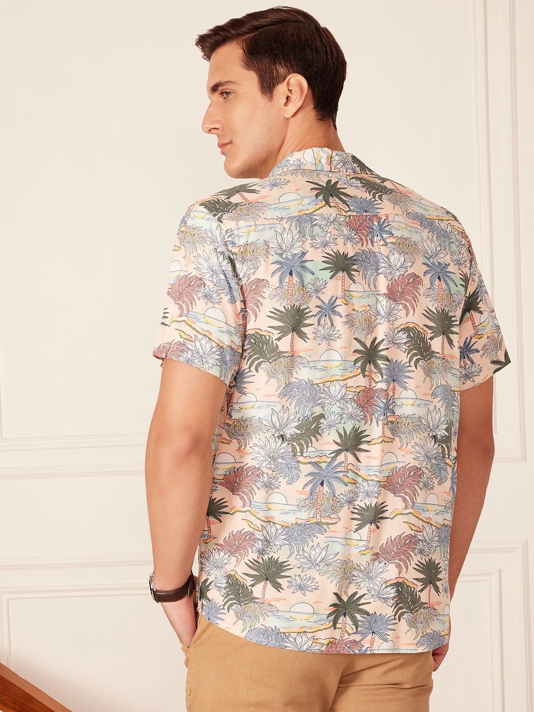 DENNISON Smart Block Printed Casual Shirt