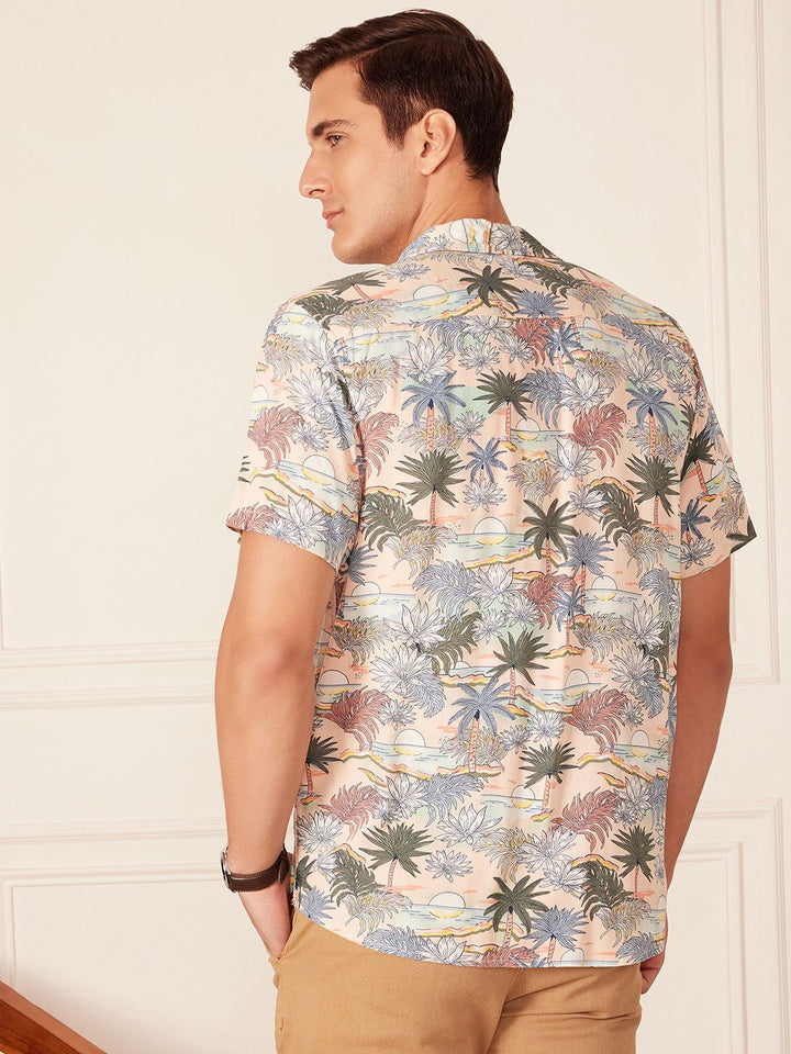 DENNISON Smart Block Printed Casual Shirt
