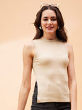 SASSAFRAS BASICS Knitted Sleeveless Top