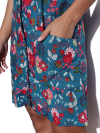 DressBerry Flower Noir Straplicious Chic Dress