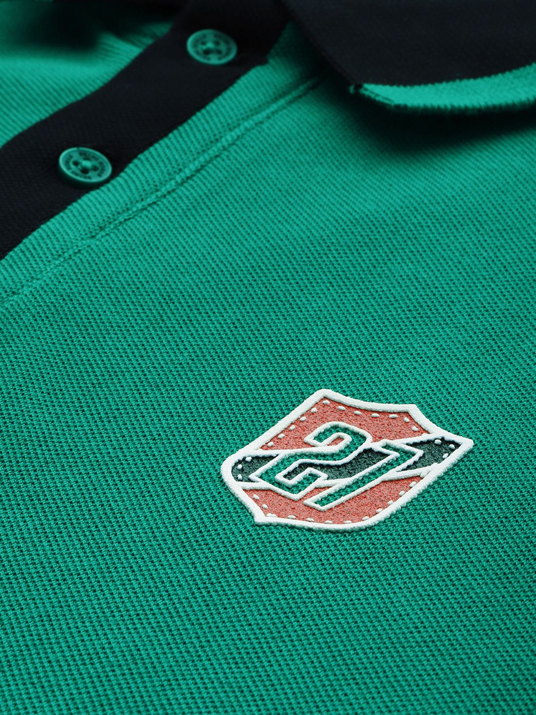 Menjadi T-Shirt Kapas Polo Lelaki Manusia