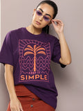 DILLINGER Graphic Printed Oversized Pure Cotton T-Shirt