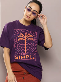 DILLINGER Graphic Printed Oversized Pure Cotton T-Shirt