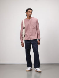 ether Zen Pure Cotton Crinkled Relaxed Shirt