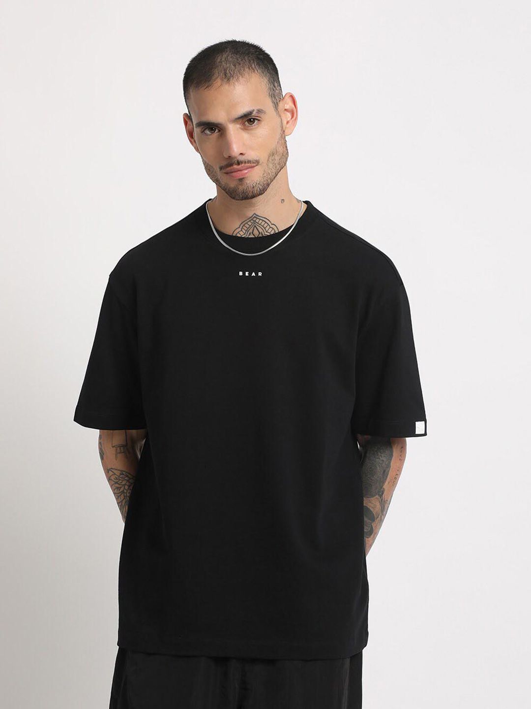 THE BEAR HOUSE Graphic Printed Regular Fit Cotton T-shirt