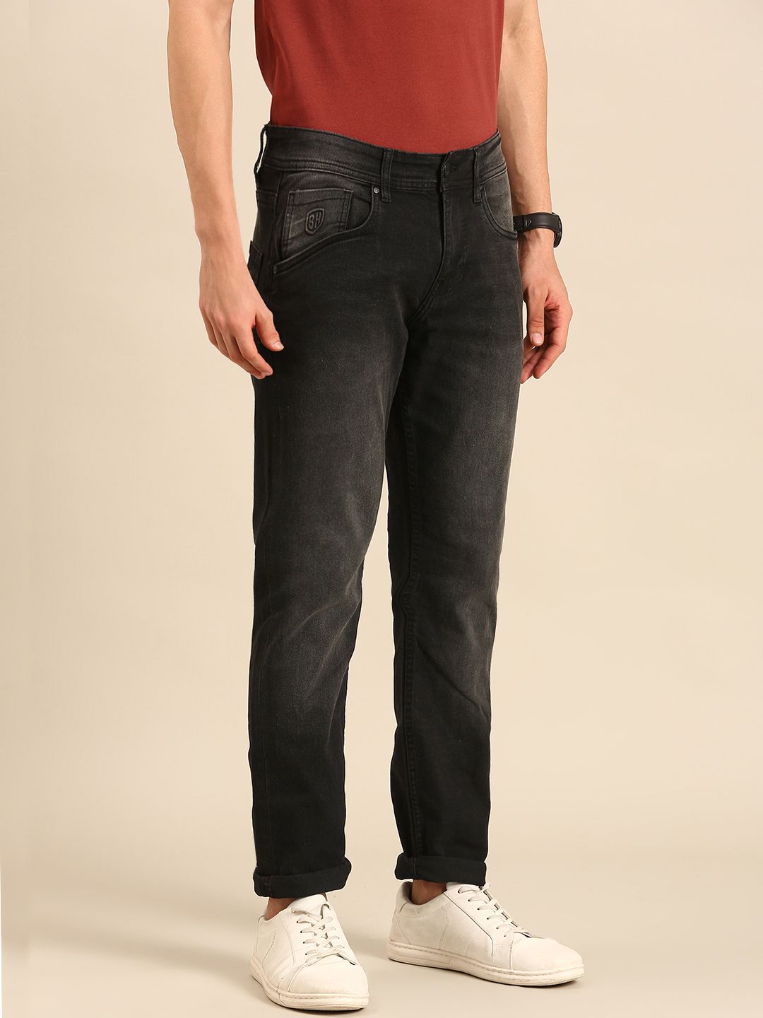 Being Human Men Slim Fit Light Fade Stretchable Jeans