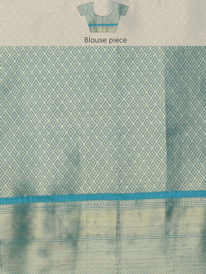 Silk Land Kanjeewaram Art Silk Zari Woven Digital Print saree