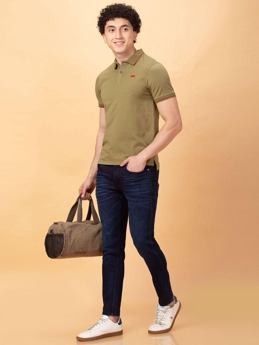 Being Human Men Polo Collar T-shirt