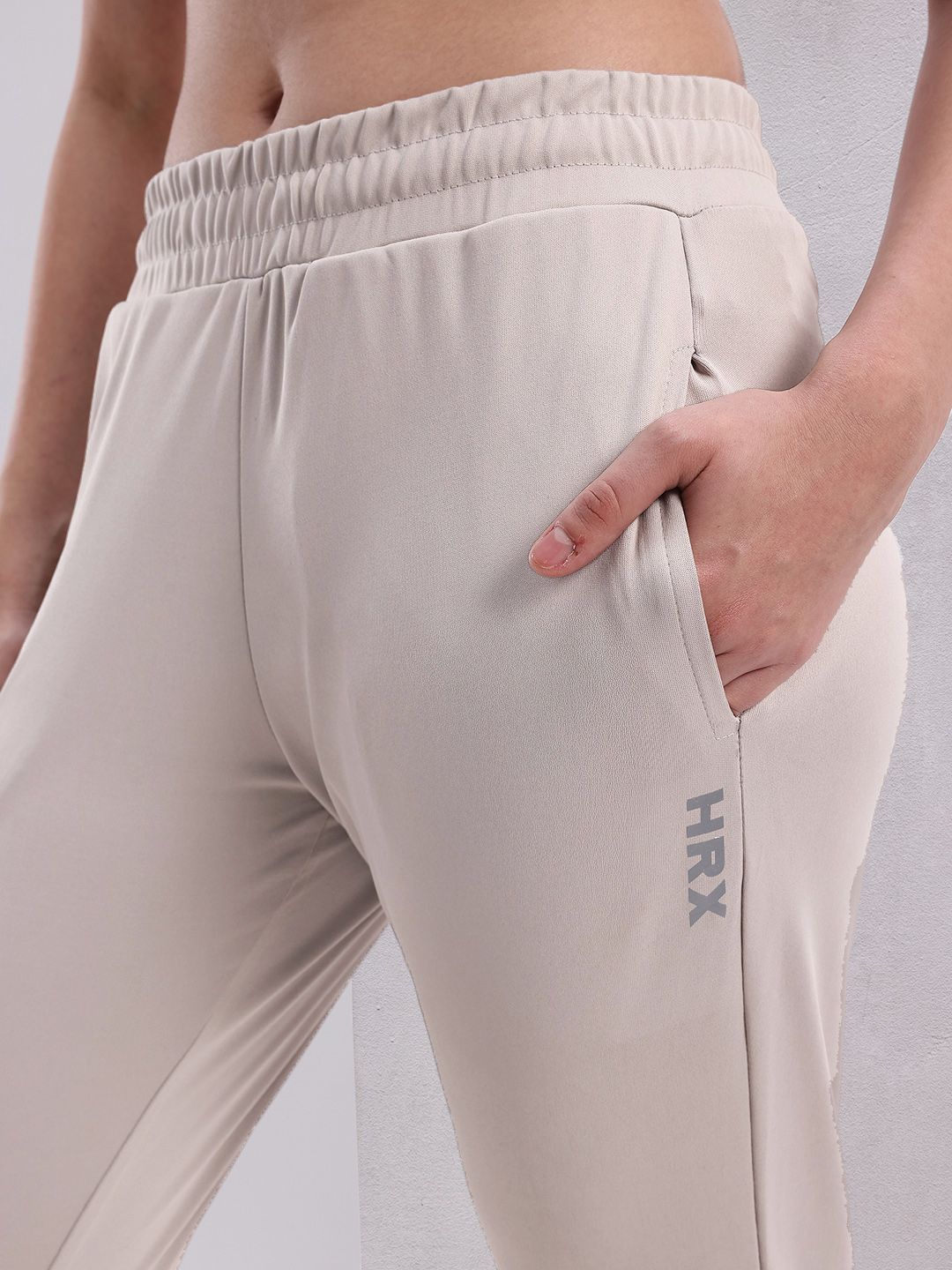 HRX by Hrithik Roshan Women Mid-Rise Slim Fit Running Track Pants