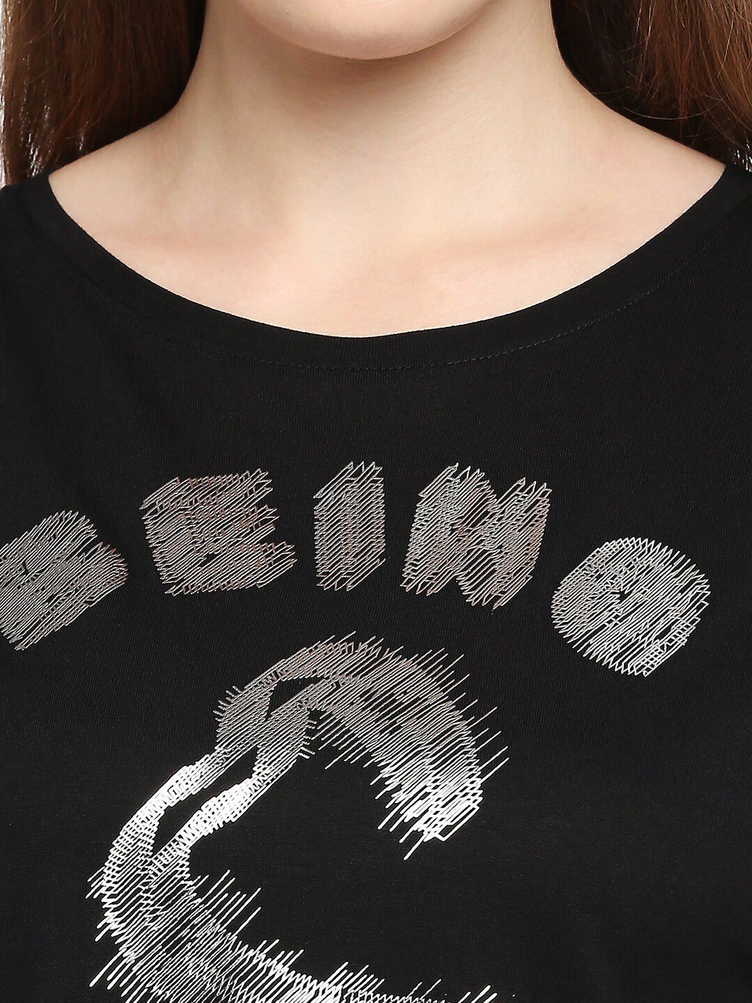 Being Human Typography Printed T-shirt