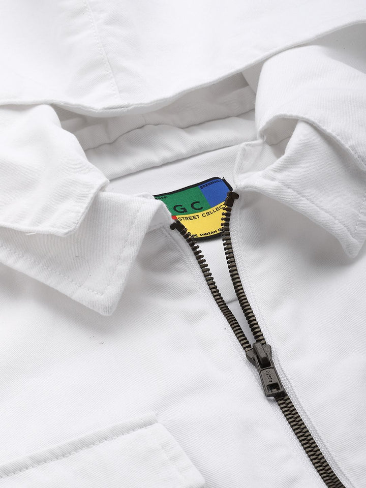 The Indian Garage Co Hooded Pure Cotton Casual Shirt