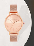 French Connection Women Multicoloured Dial & Multicoloured Stainless Steel Bracelet Style Straps Analogue Watch