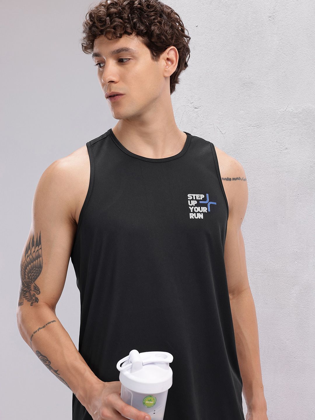 HRX by Hrithik Roshan Rapid-Dry Racerback Running T-shirt