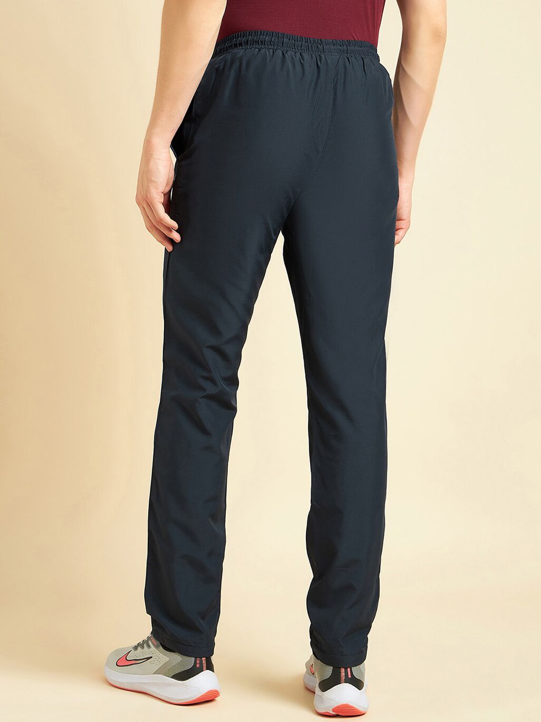Sweet Dreams Men Navy Blue Dry Fit Mid Rise Track Pants