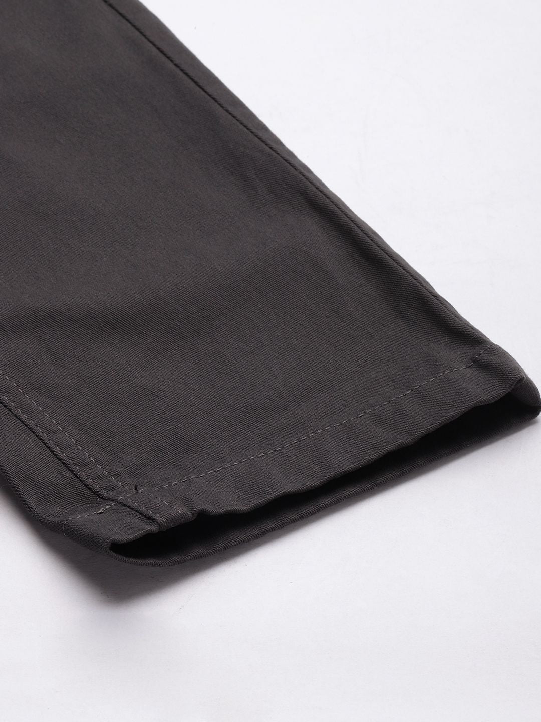 The Indian Garage Co Men Black Slim Fit Chinos