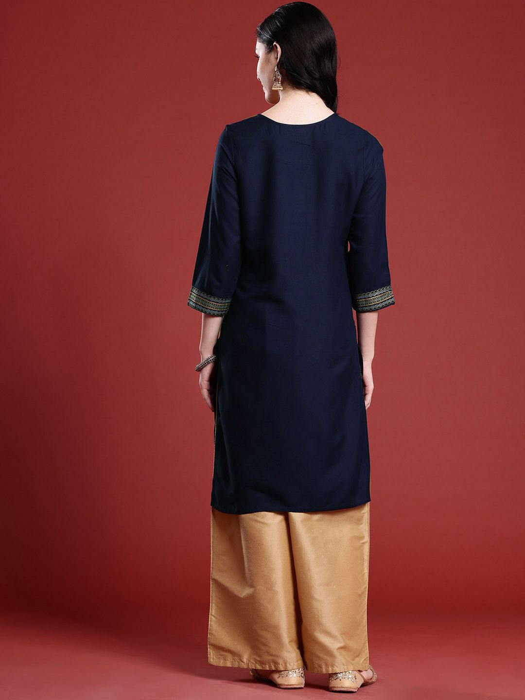Anouk Gotta Patti Straight Kurta