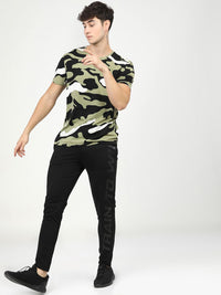 HIGHLANDER Men Black Solid Slim-Fit Track Pants