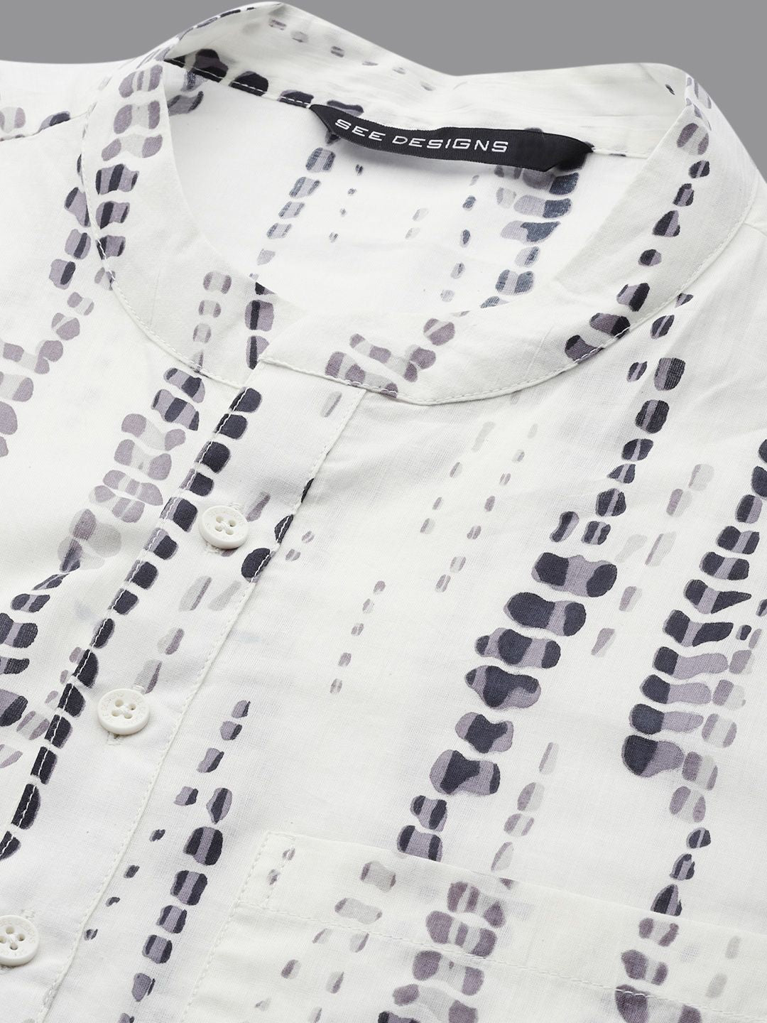 See Designs Tie And Dye Pure Cotton Kurta
