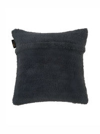 HOSTA HOMES Black 2 Pieces Soft Fur Square Cushion Covers