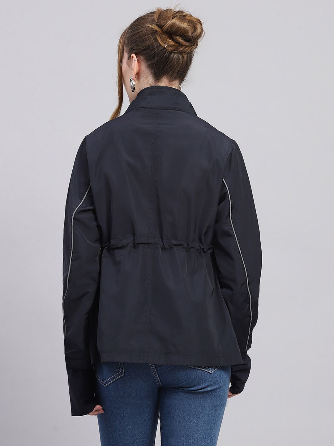 Monte Carlo Water Repellent Toggle Waist Hooded Tailored Jacket