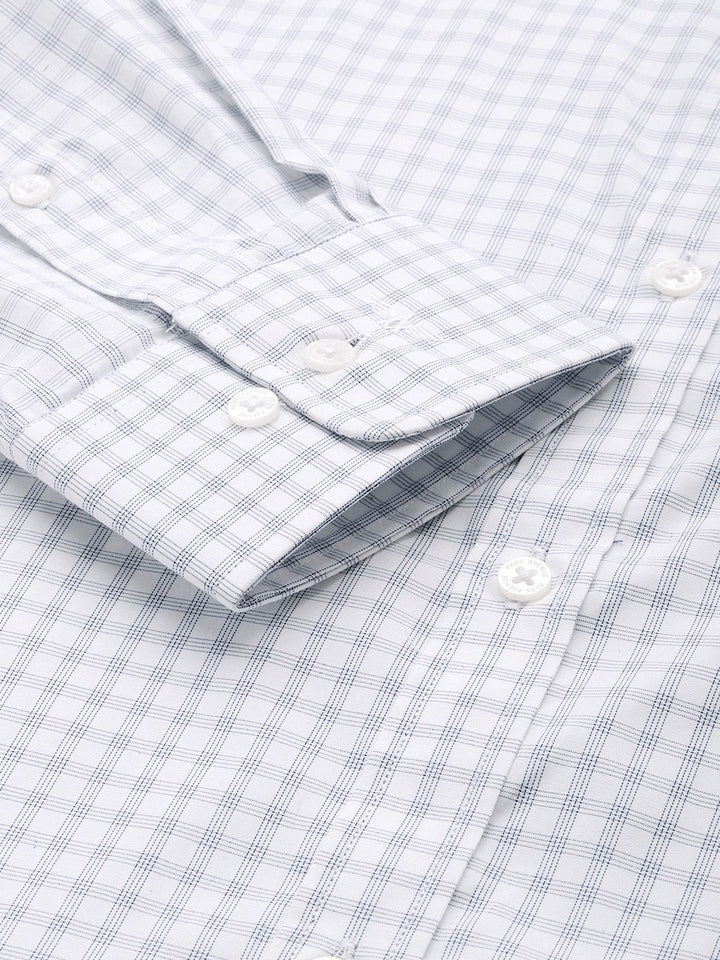 Park Avenue Slim Fit Checked Formal Shirt