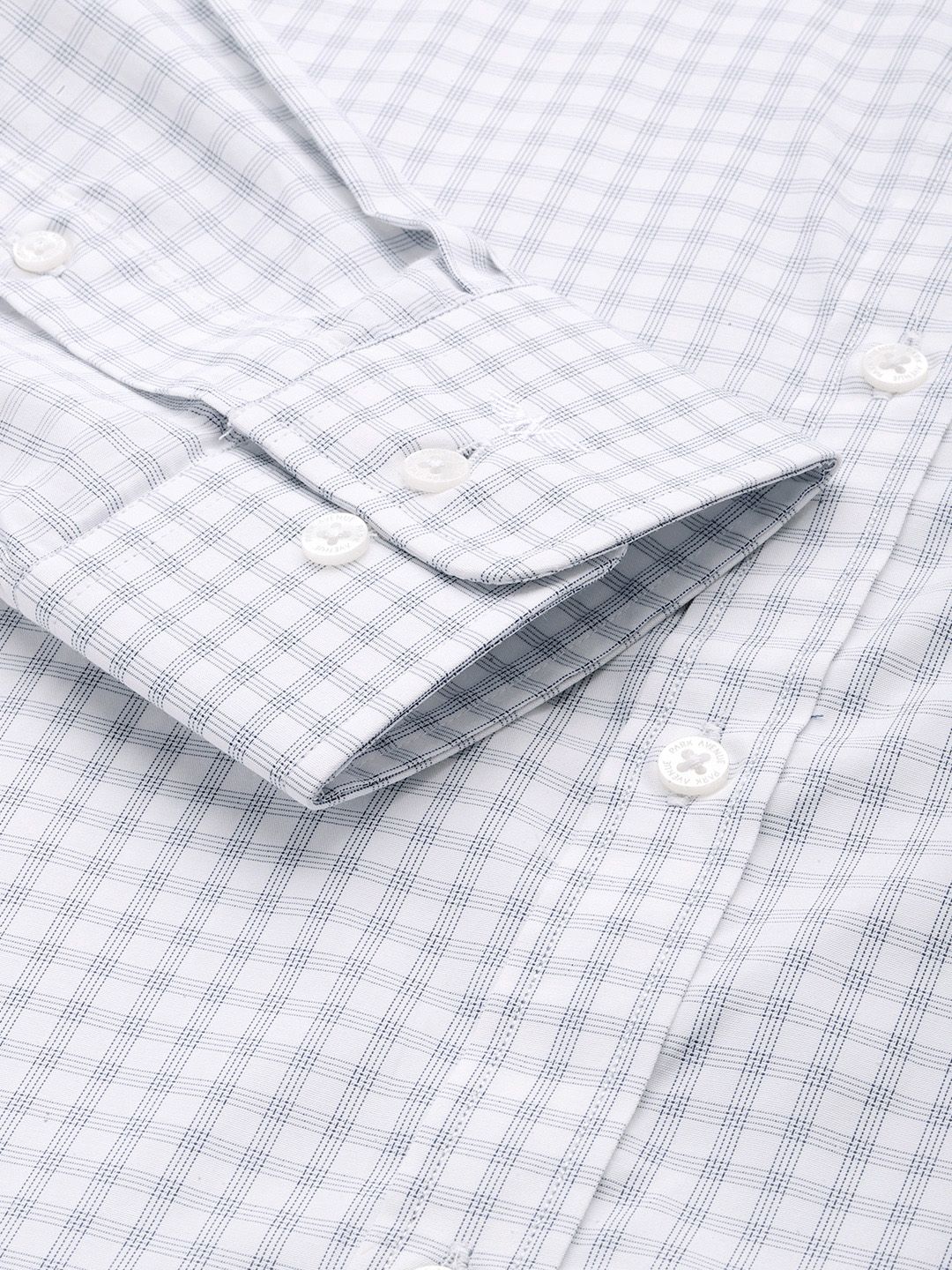 Park Avenue Slim Fit Checked Formal Shirt