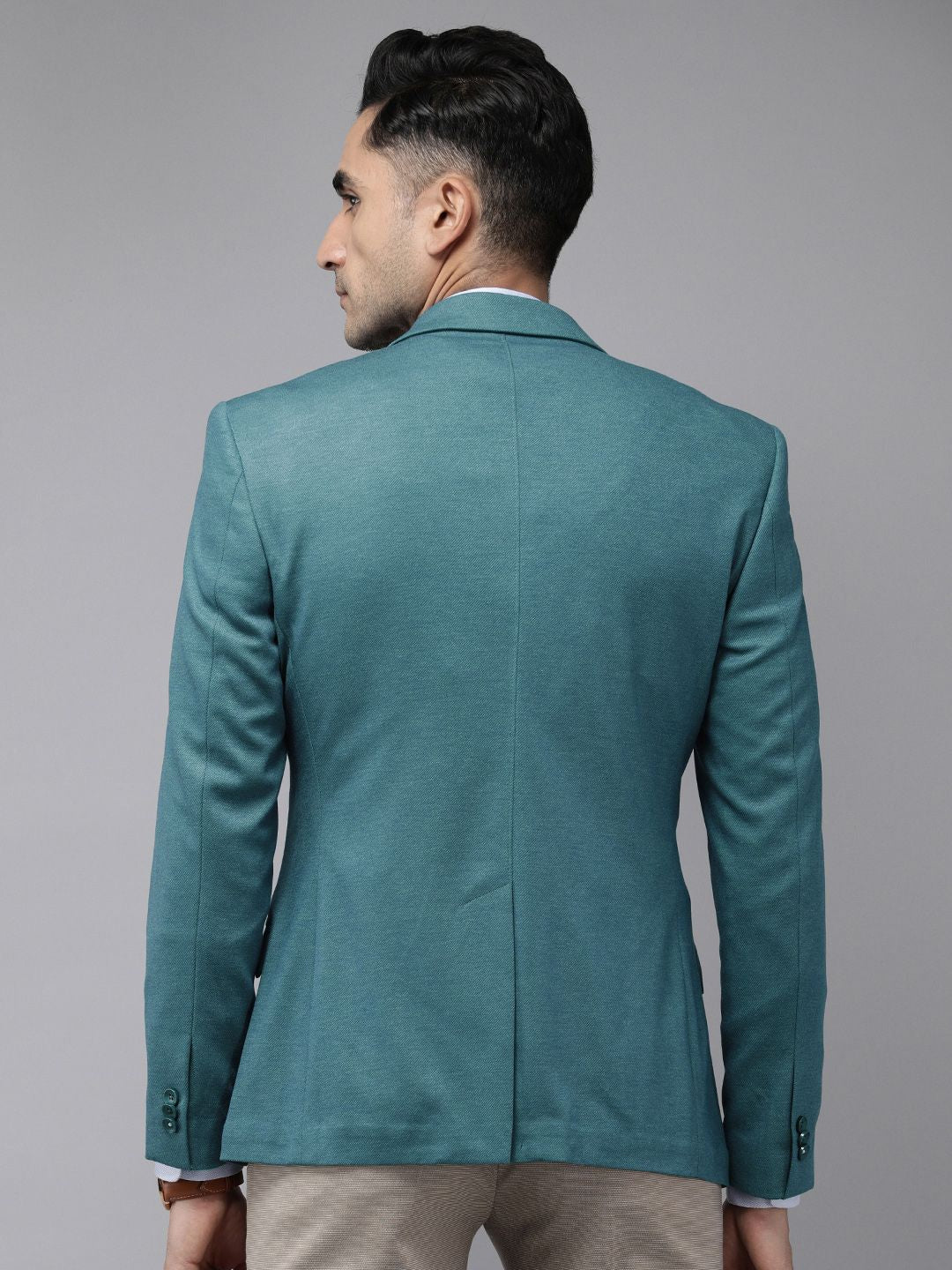 Park Avenue Active Fit Solid Single-Breasted Formal Blazers