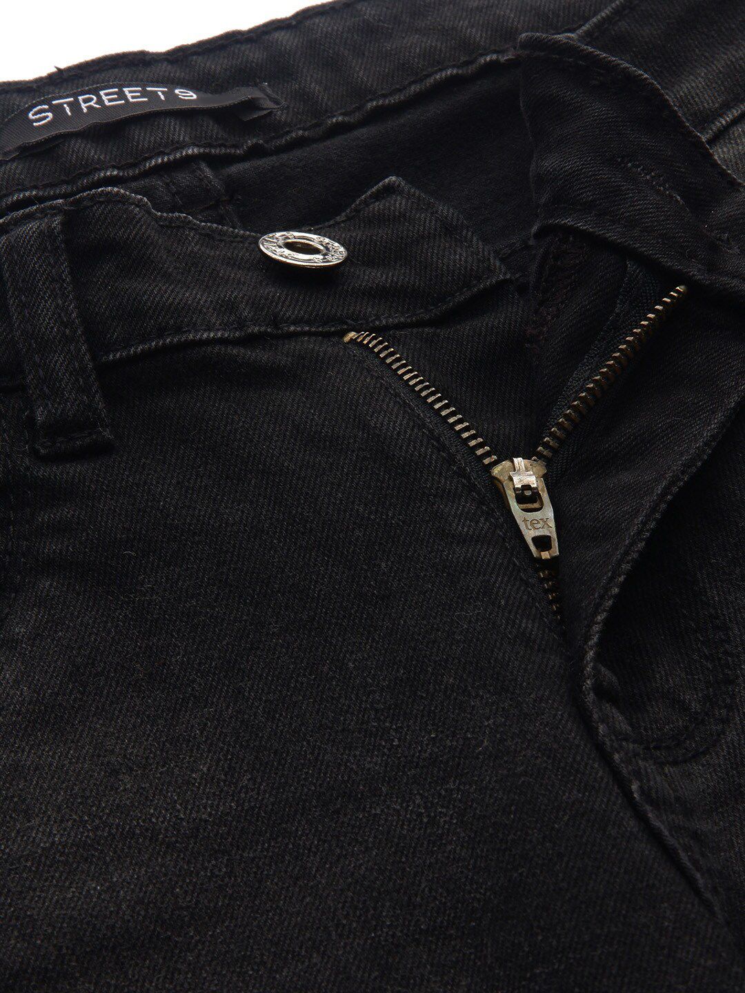 STREET 9 Women Black Skinny Fit Mid-Rise Clean Look Stretchable Jeans