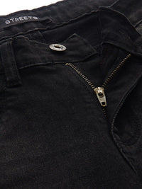 STREET 9 Women Black Skinny Fit Mid-Rise Clean Look Stretchable Jeans
