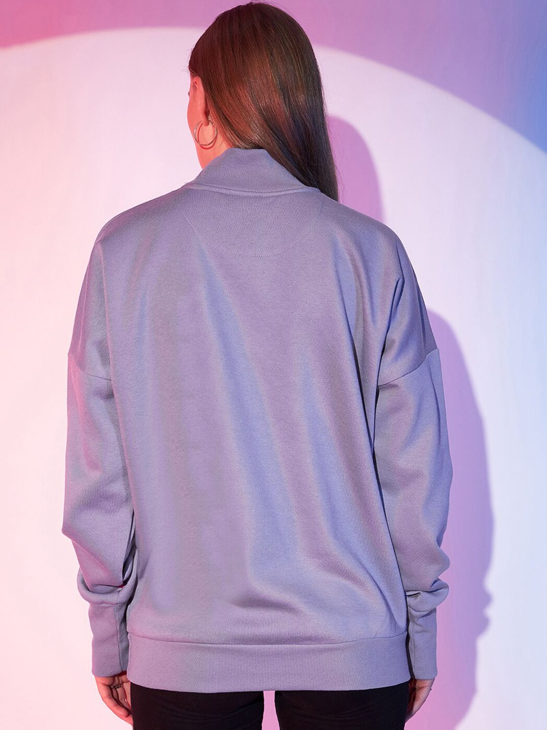 STREET 9 Graphic Printed Fleece Pullover Sweatshirt