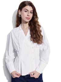 DressBerry Double Breasted CorpCore Classics Shirt Style Top