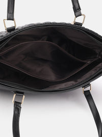 DressBerry Structured Quilted Shoulder Bag
