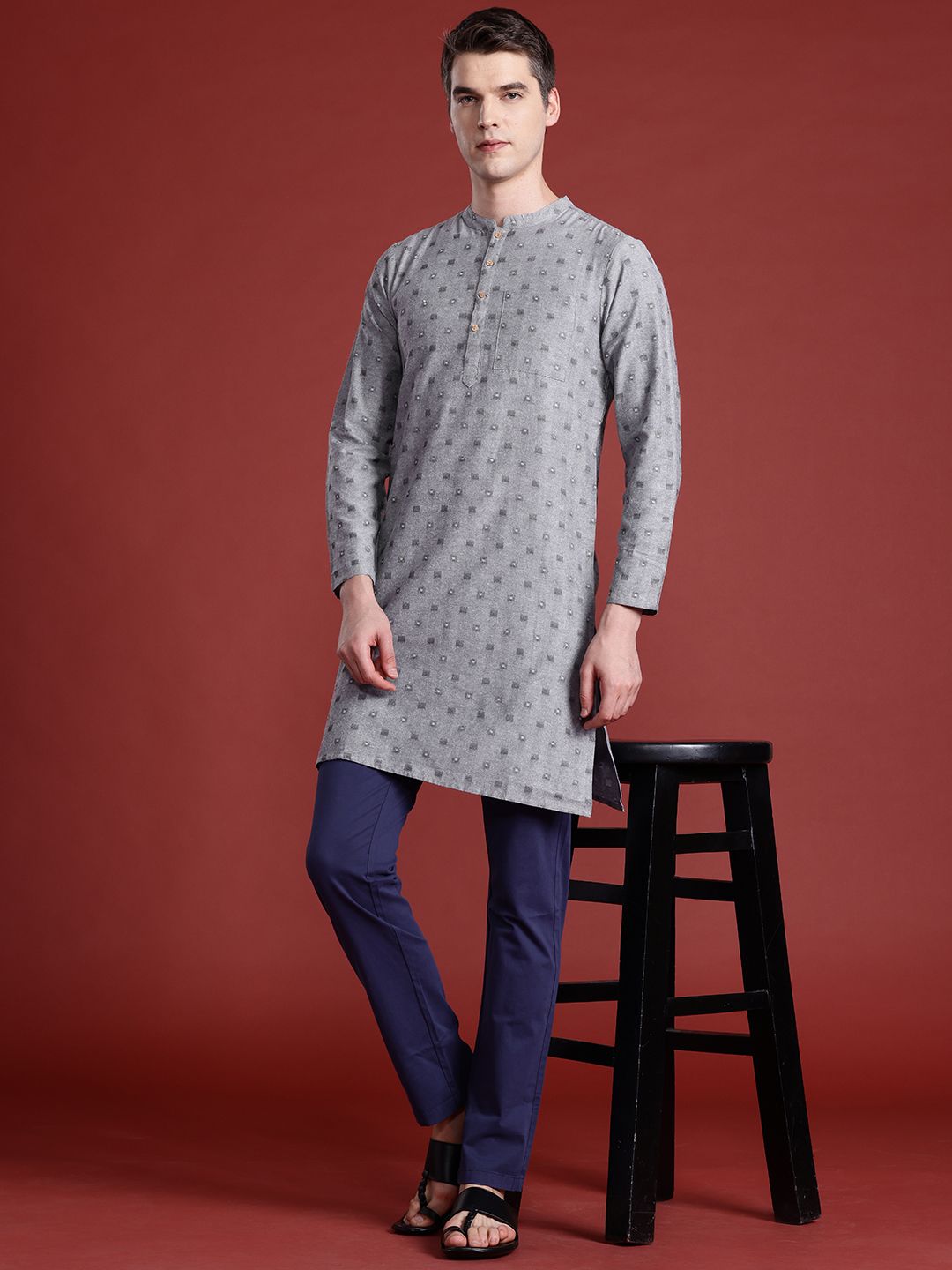 Anouk Woven Design Kurta