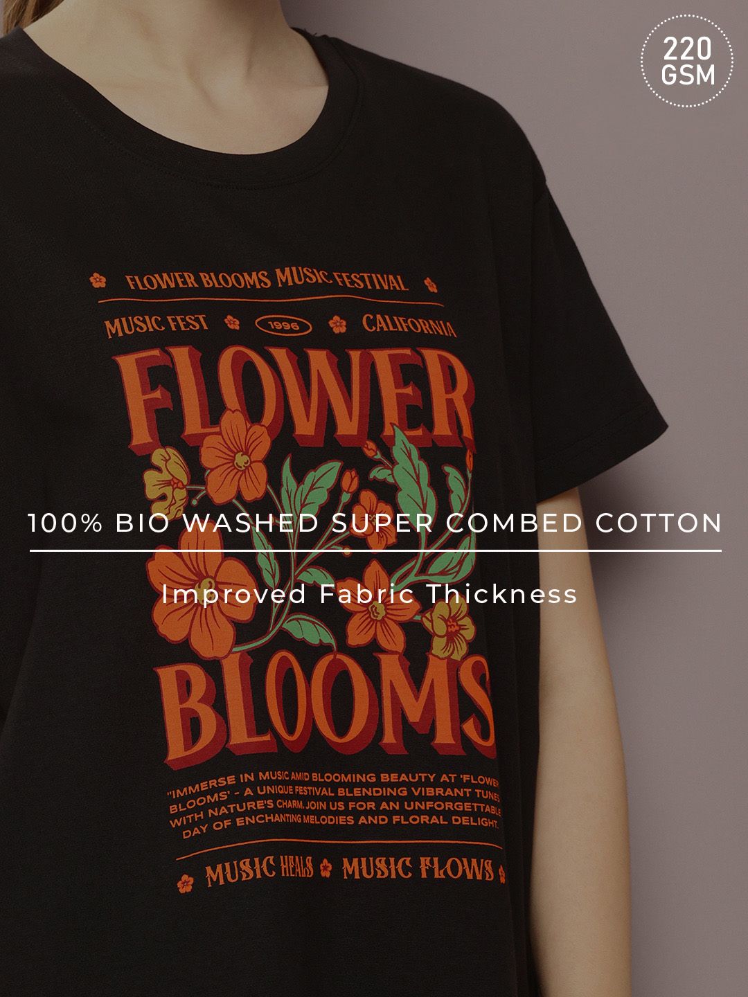 DILLINGER Typography Printed Pure Cotton Boxy T-shirt