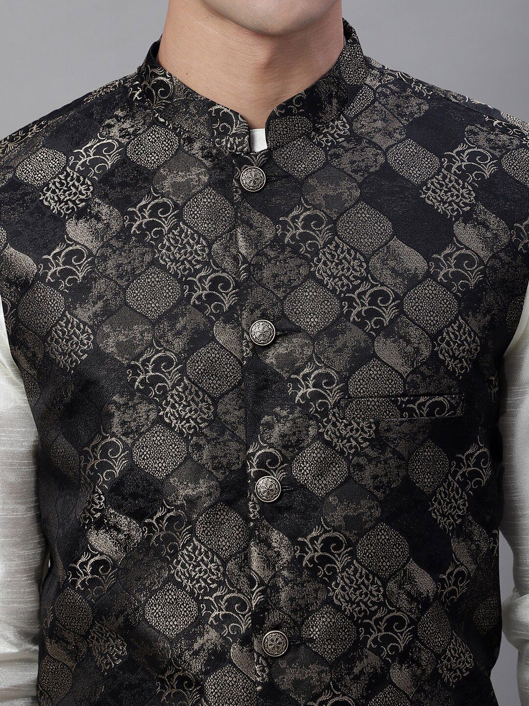 Anouk Men Woven Design Jackets