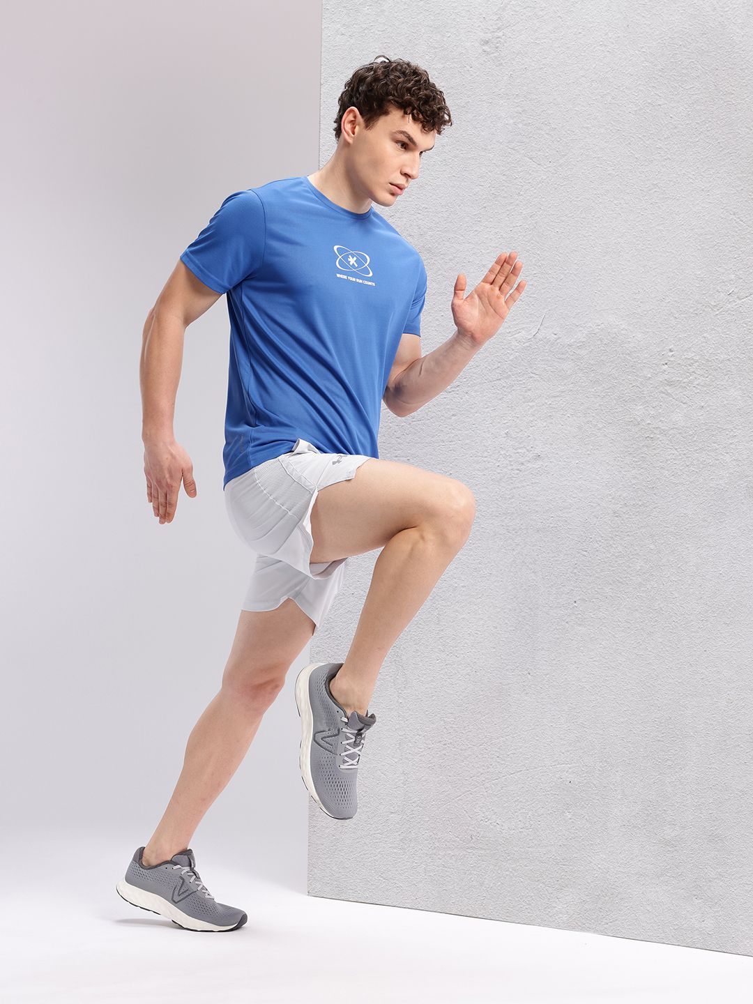 HRX by Hrithik Roshan Printed Perforated Rapid-Dry Running T-shirt