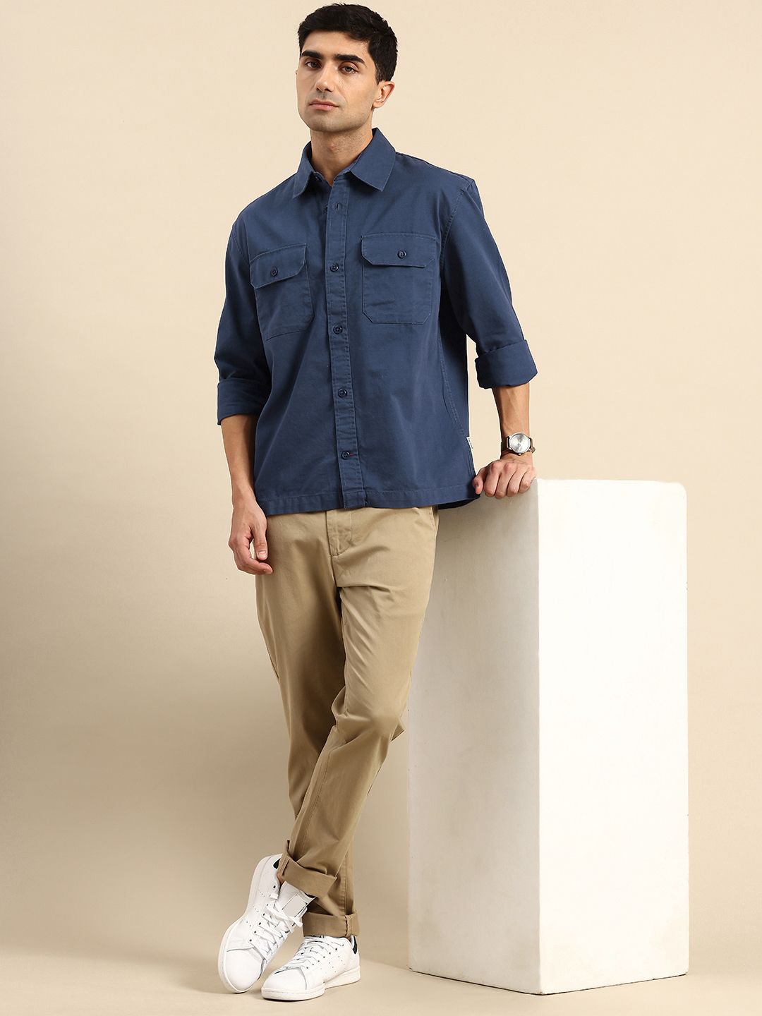 Being Human Pure Cotton Casual Shirt
