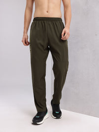 HRX by Hrithik Roshan Men Rapid-dry Brand Logo Print Training Track Pants