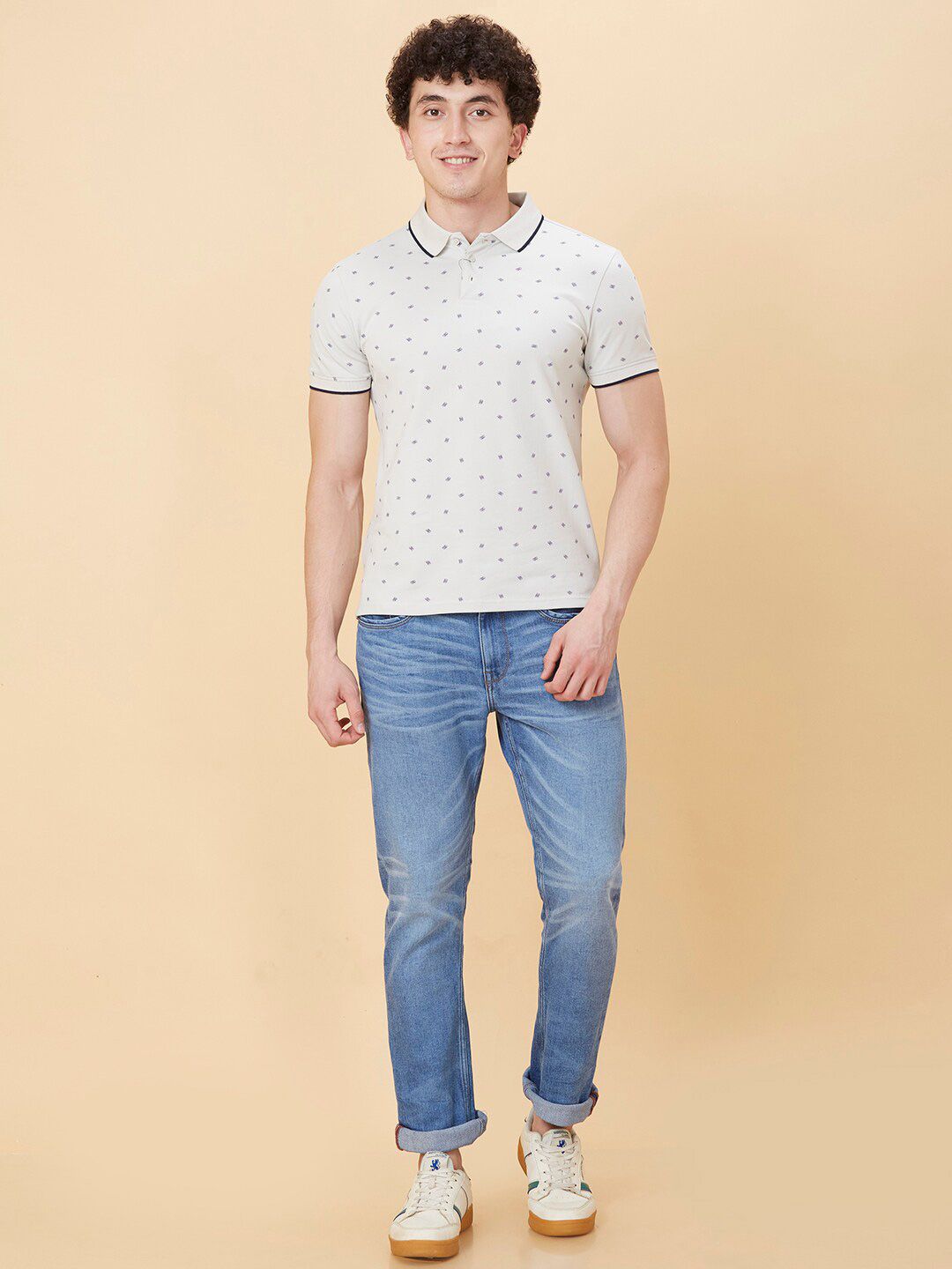 Being Human Conversational Printed Polo Collar Casual T-shirt