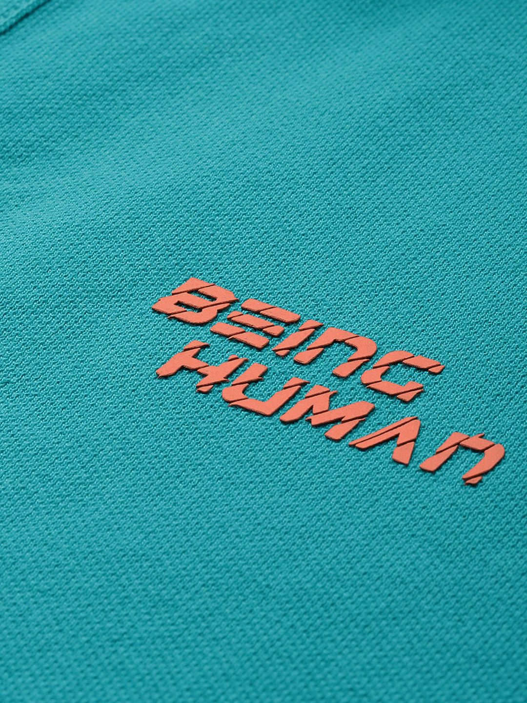 Being Human Pure Cotton Polo Collar Casual T-shirt