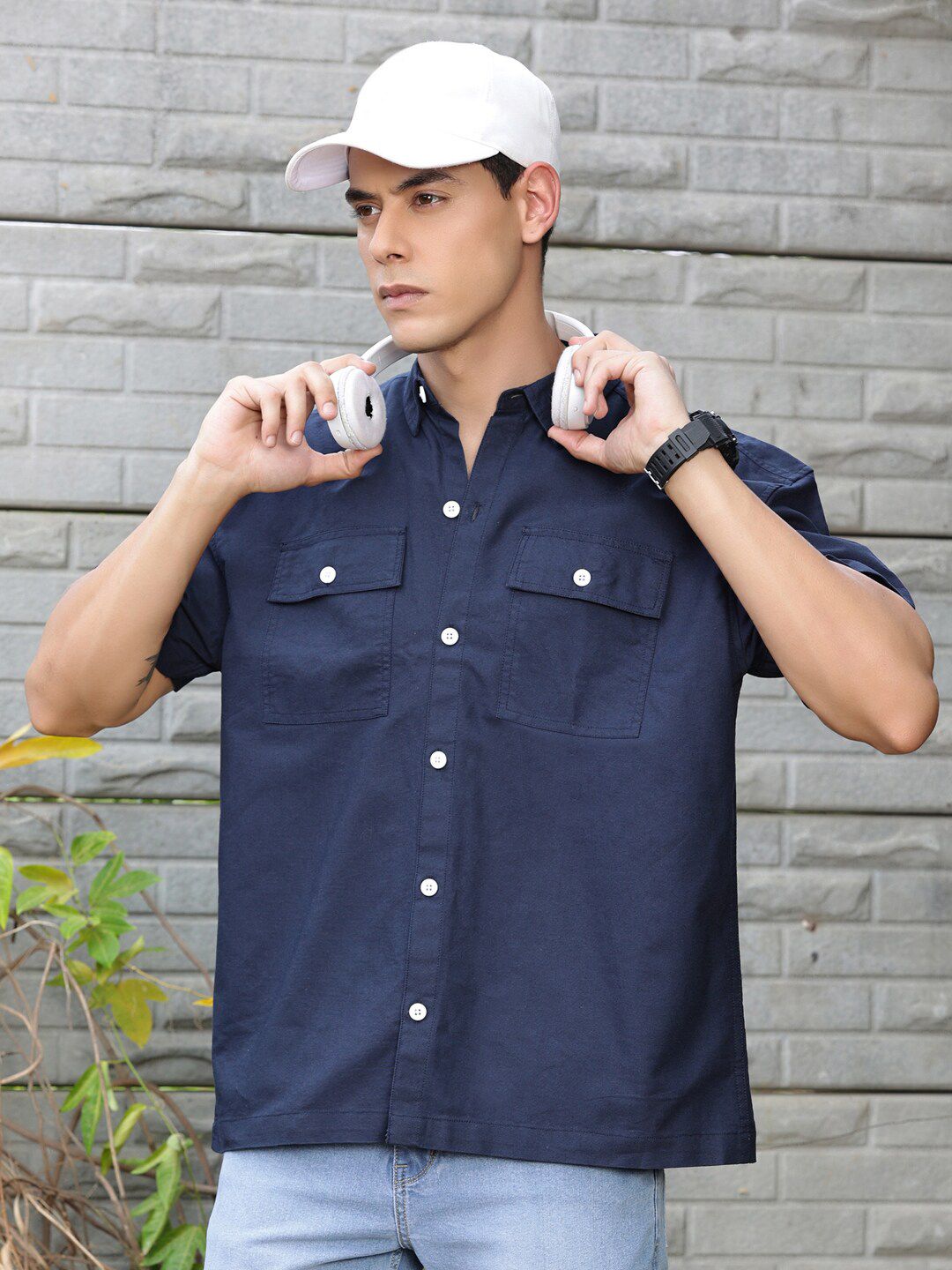Thomas Scott Smart Boxy Opaque Casual Shirt
