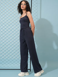 Tokyo Talkies Rib Cami Top  Cardigan & Track Pants Co-Ords