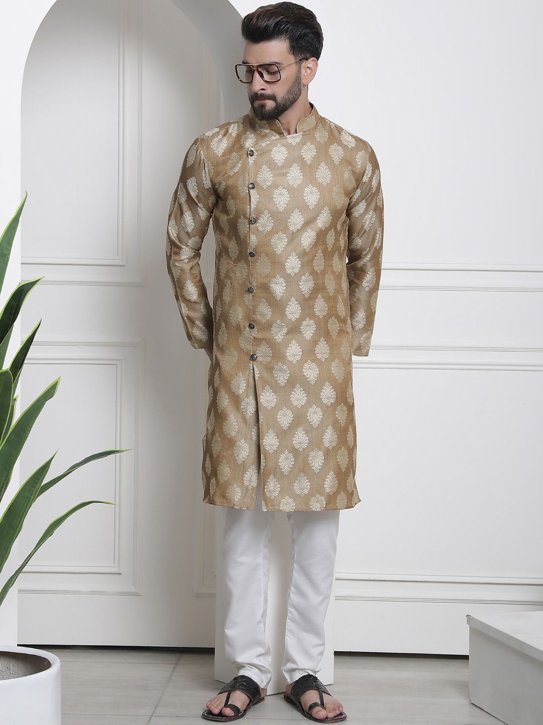 SOJANYA Kurta Motif Etnik Rekaan Tenunan
