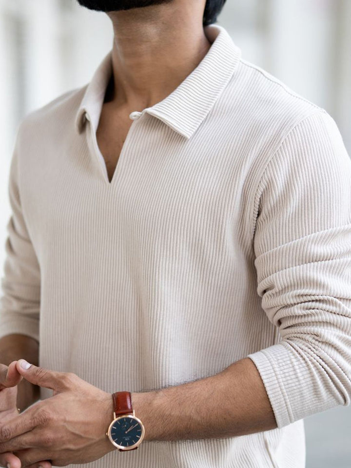 Powerlook Men Polo Collar T-shirt