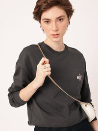 DressBerry Street Chic Cotton Terry Relaxed Fit Sweatshirt