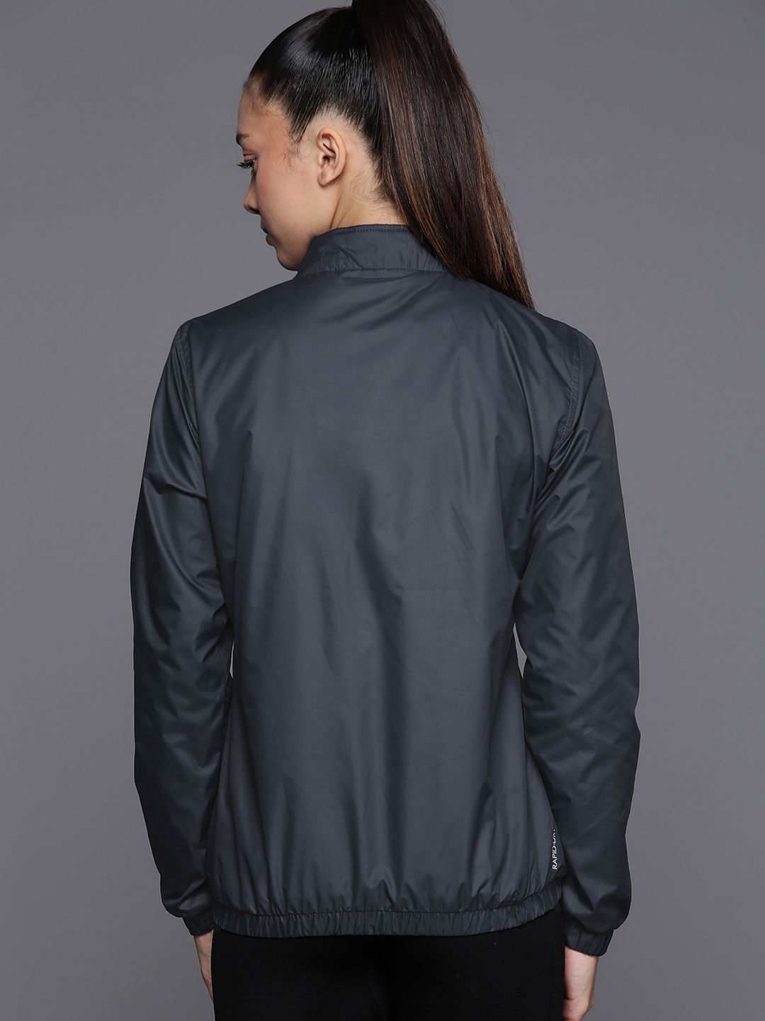 HRX by Hrithik Roshan Women Rapid-Dry Reflective Detail Training Jacket