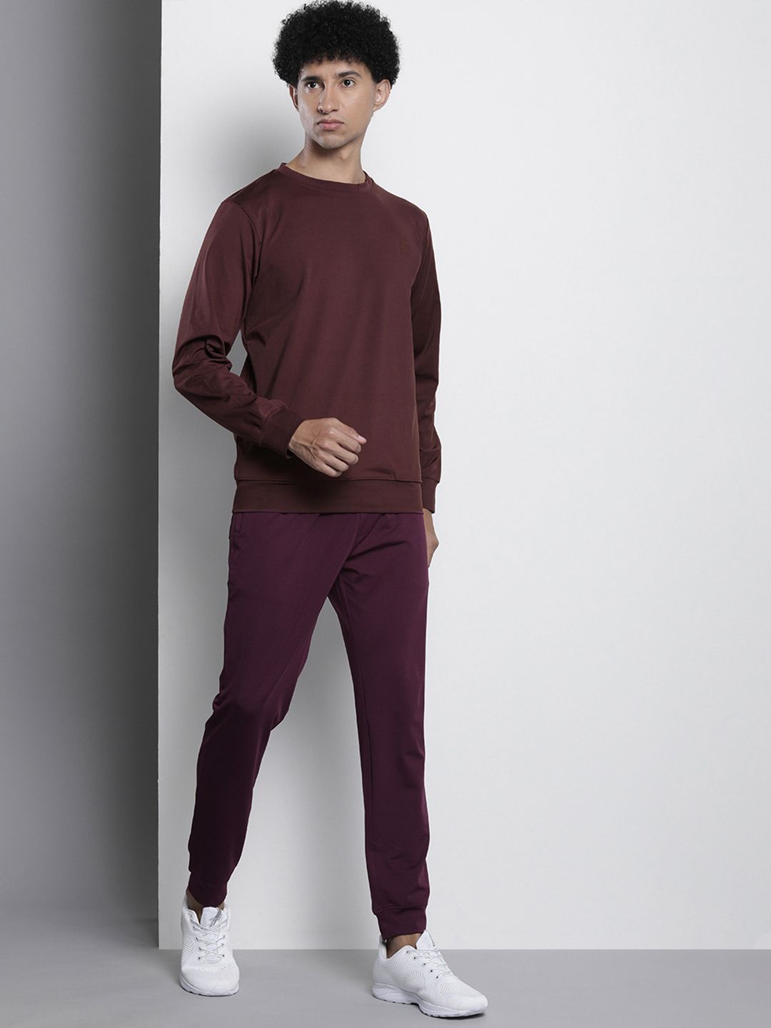 The Indian Garage Co Men Crew Neck Sweatshirt & Jogger Co-Ord Set